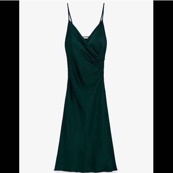 Blogger’s Fav|NWT ZARA Draped Lingerie Dress - Picture 12 of 16